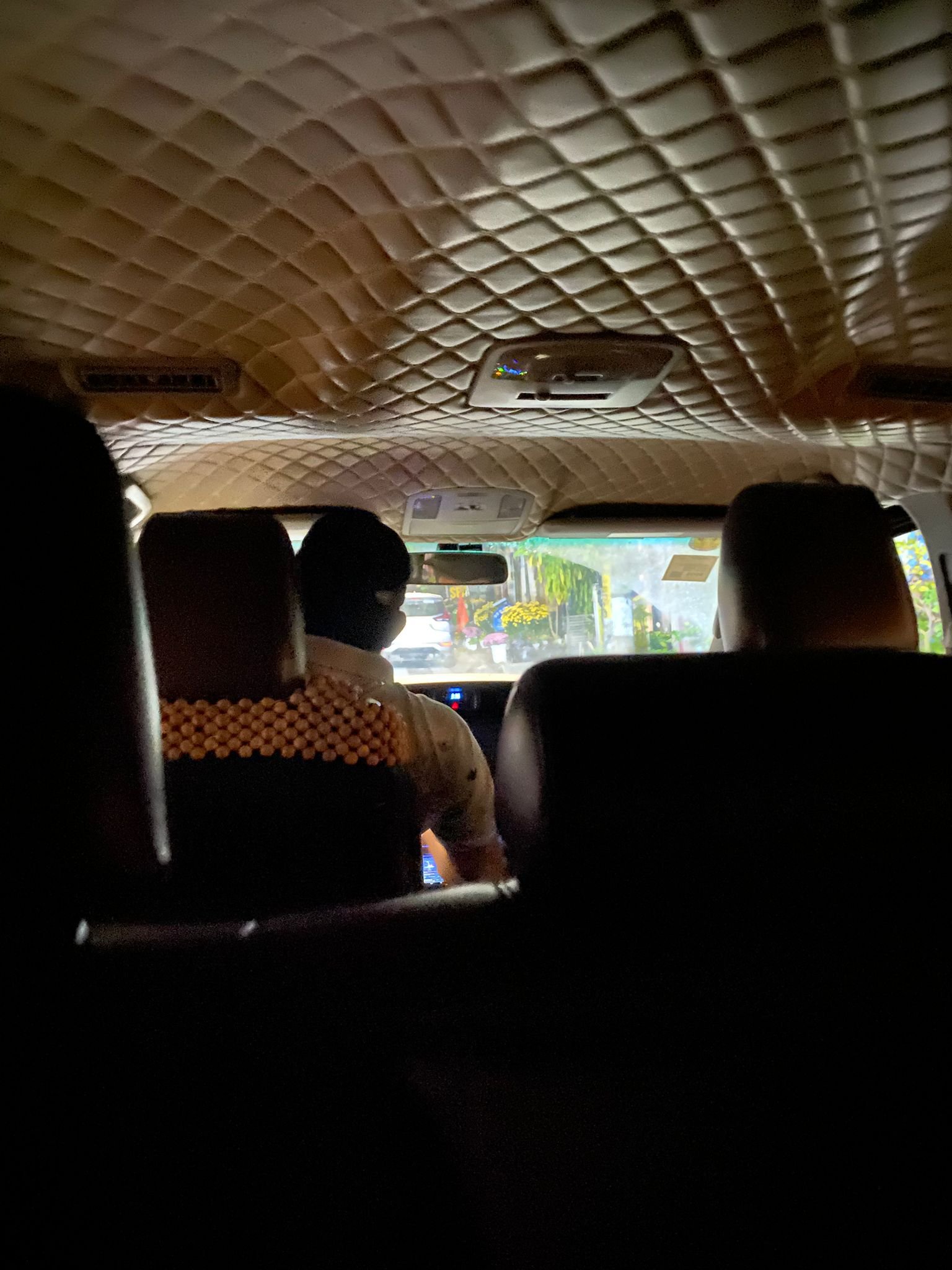 Travelers waiting for stamps with assistance