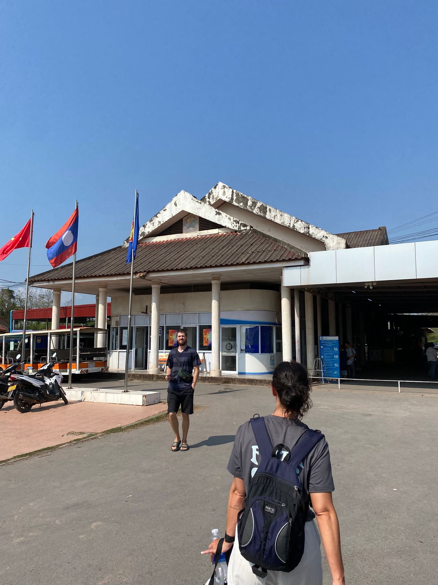 Scenic drive toward Lao Bao from Central Vietnam